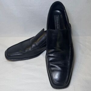 Gordon Rush Black‎ Leather Suede Slip On Loafers Dress Shoes Men’s Size 11